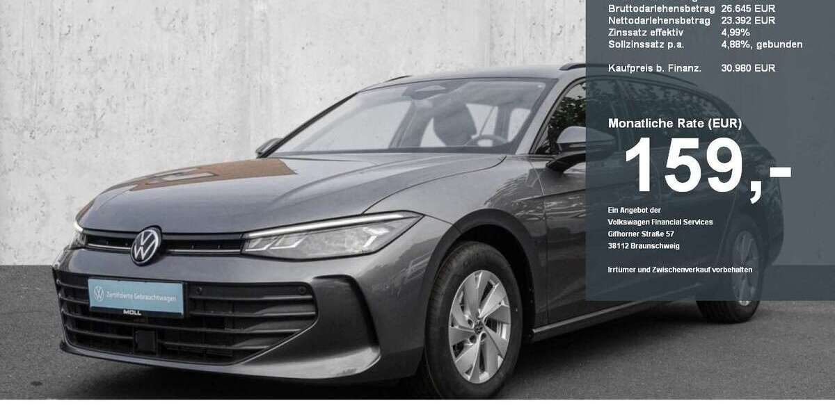 VW Passat Variant 11.015 km 30.980 &euro; Düsseldorf 40474