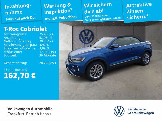 VW T-Roc 15.934 km 25.980 € Hanau 63452