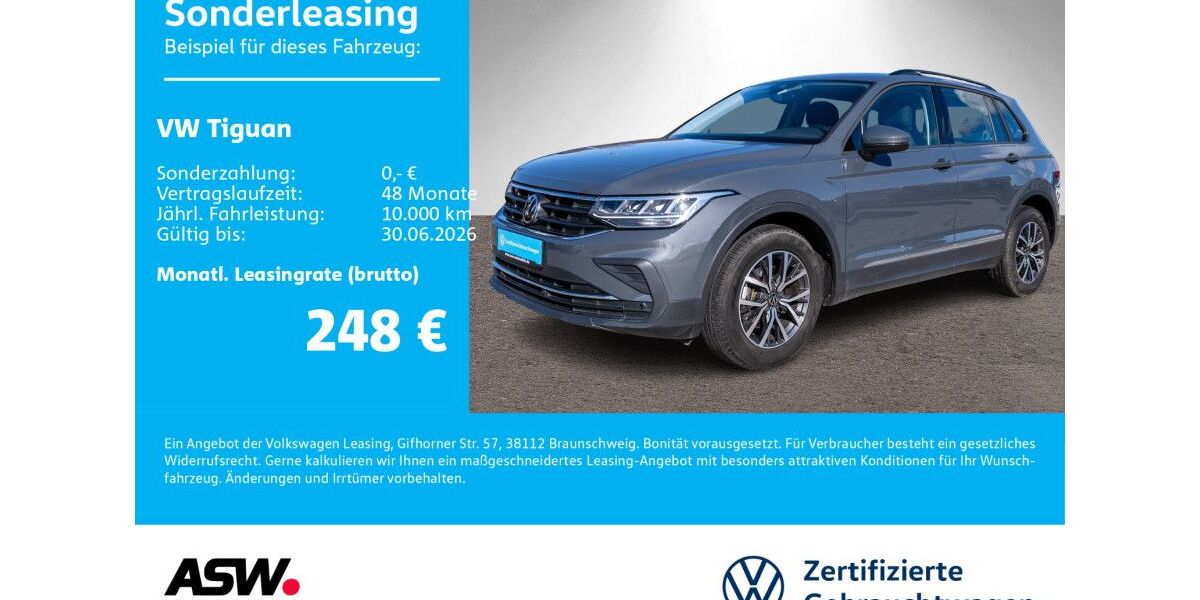 VW Tiguan 39.300 km 25.890 &euro; Bad Rappenau 74906