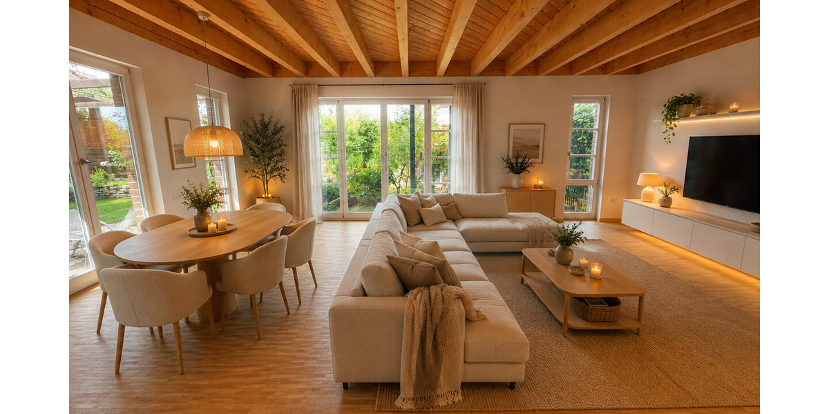 Ökologisches Architektenhaus mit Charakter – Wohnen im Einklang mit der Natur - Einfamilienhaus Rehburg-Loccum Loccum | Angebot:27003371