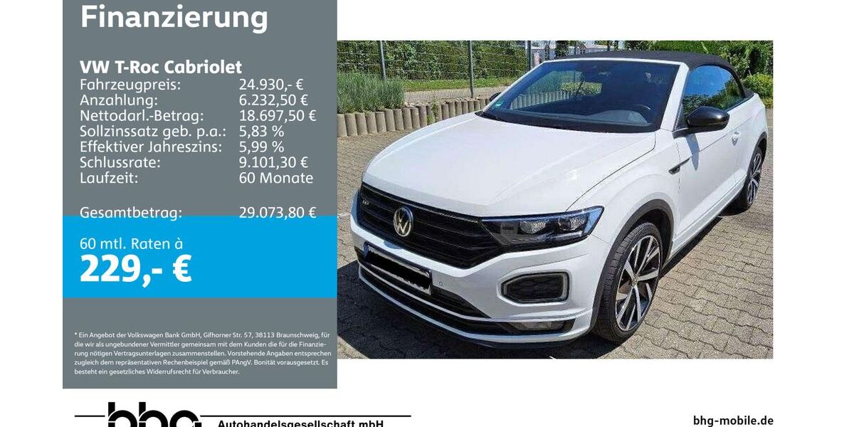 VW T-Roc 64.951 km 24.930 &euro; Rottweil 78628