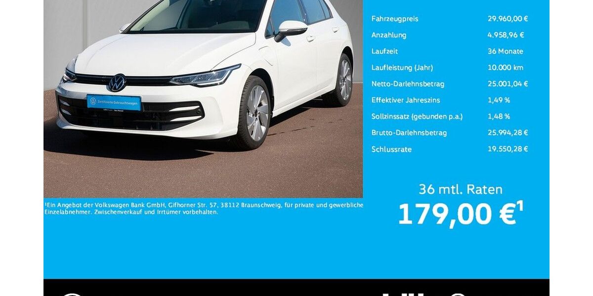 VW Golf 11.234 km 29.360 &euro; Trier 54292