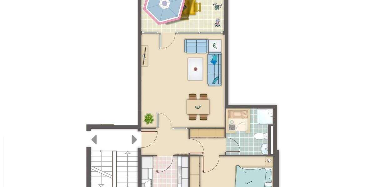 Etagenwohnung Leichlingen - 2 Zimmer, 63 m&sup2;, 199.000&euro; | Angebot:24673325