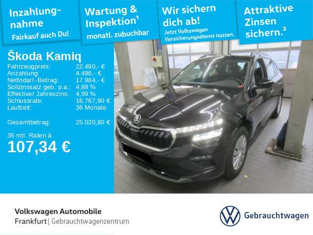 Skoda Kamiq 16.171 km 22.480 &euro; Frankfurt 60326