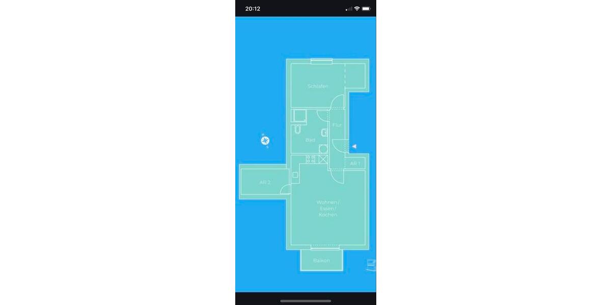 Stilvolle 2 Zimmer Wohnung mit EBK und Balkon in Glücksburg 2 zimmer