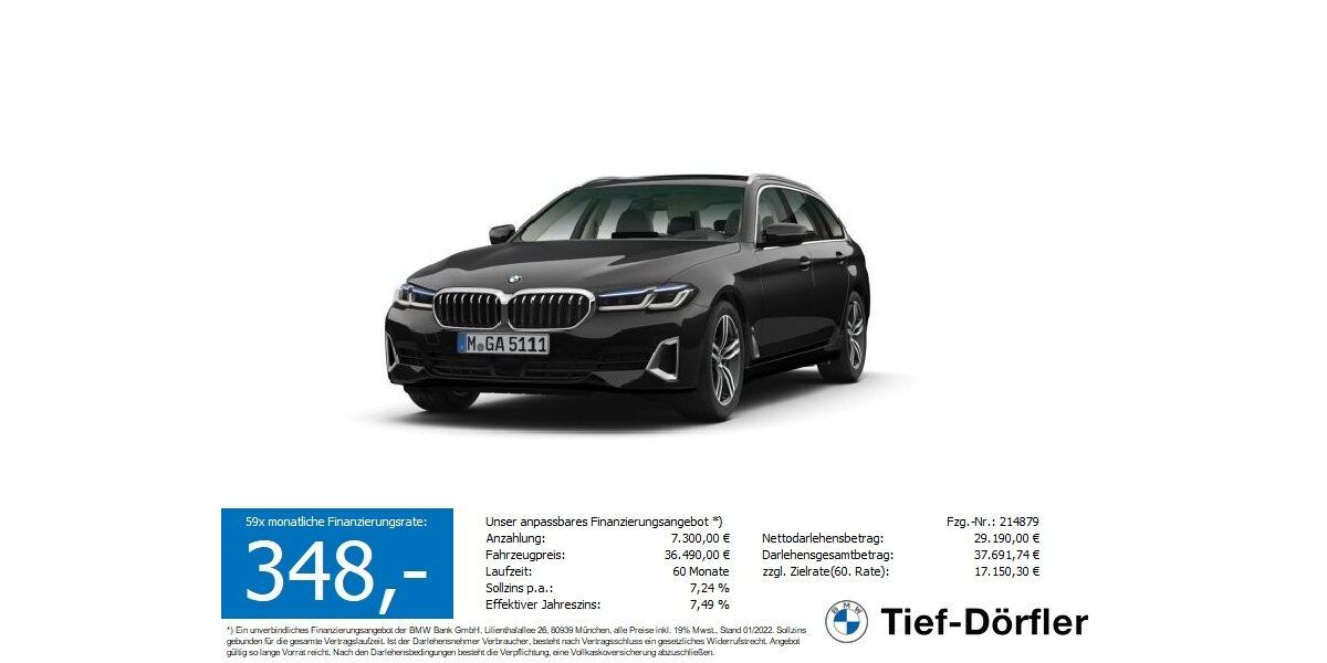 BMW 530 97.800 km 36.490 &euro; Marktsteft 97342