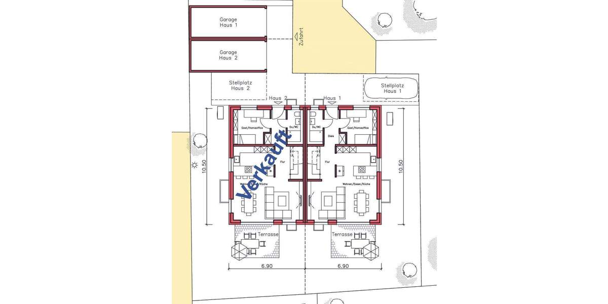 Doppelhaushälfte Gärtringen - 6 Zimmer, 146 m&sup2;, 798.800&euro; | Angebot:25735765