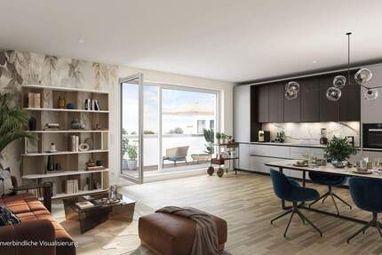 Barrierefreie 3-Zimmer-Wohnung mit ca. 80 m² samt Badewanne, Dusche , Gäste-WC und Balkon 3 zimmer