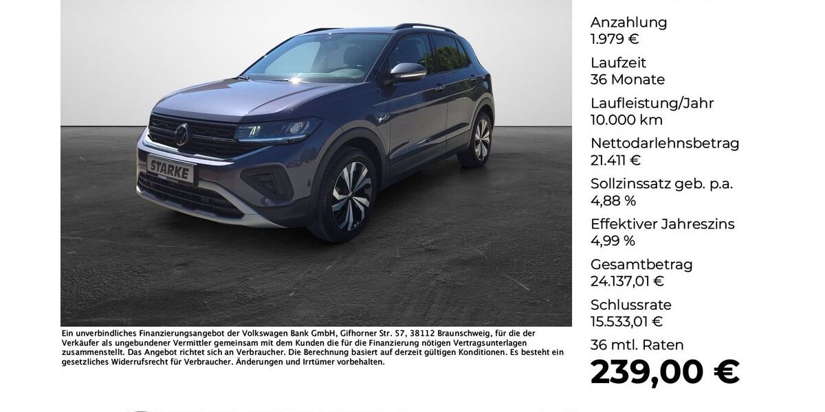 VW T-Cross 9.140 km 23.390 &euro; Wallenhorst 49134