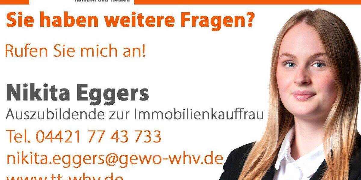Etagenwohnung Wilhelmshaven Heppens - 3 Zimmer, 94 m&sup2;, 750&euro; | Angebot:26825665
