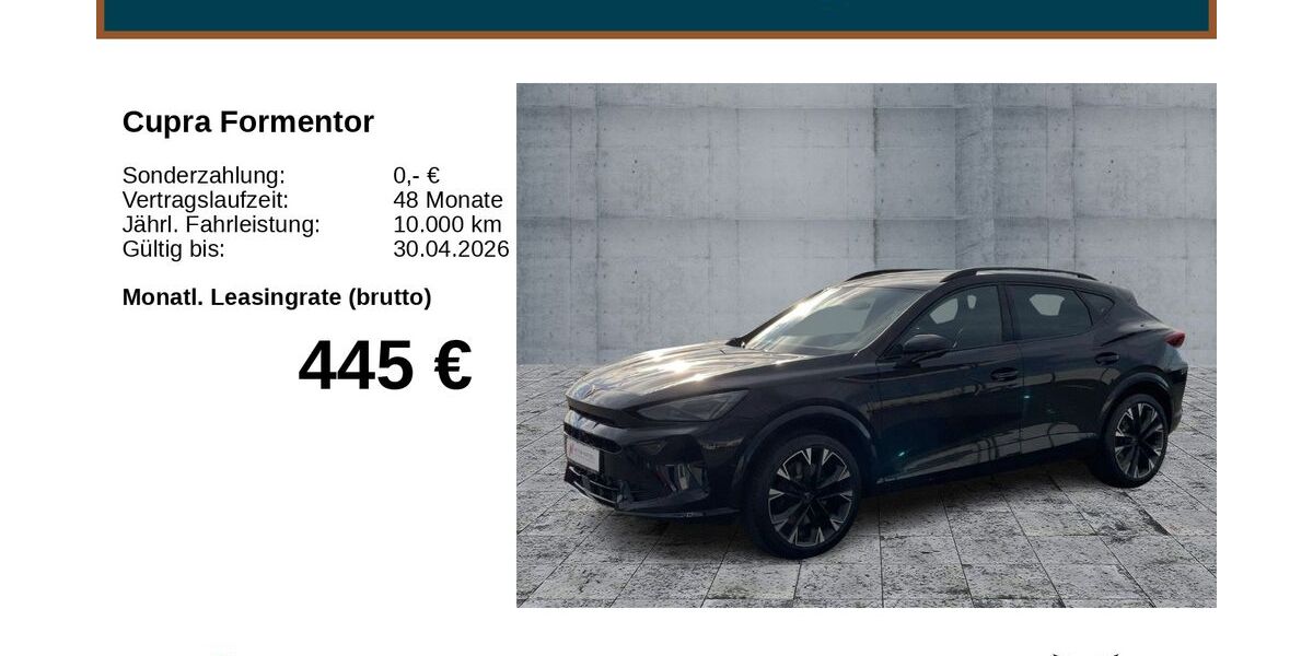 Cupra Formentor 5.000 km 41.990 &euro; Mitterteich 95666