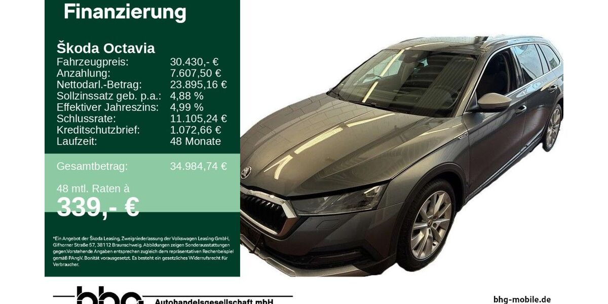 Skoda Octavia 88.065 km 30.430 &euro; Kehl 77694