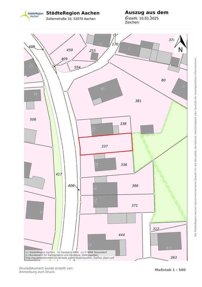 Grundstück zu verkaufen in Roetgen Rott 79.000 € 246 m²