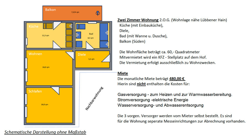 Im Herzen der Stadt Lübben zimmer