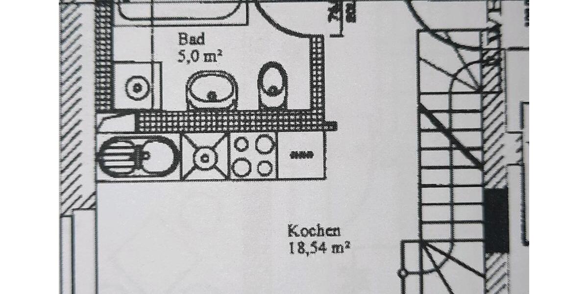 Mansardenwohnung 1 zimmer