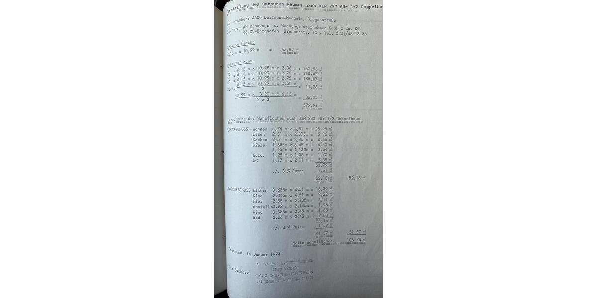 Doppelhaushälfte Dortmund Mengede - 6 Zimmer, 135 m&sup2;, 495.000&euro; | Angebot:26329279