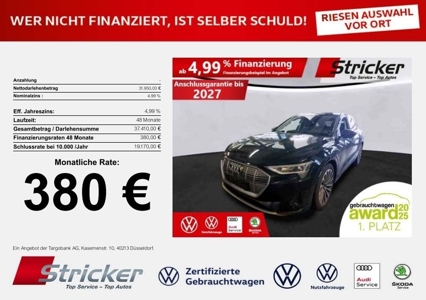 Audi e-tron 63.385 km 31.949 &euro; Horn-Bad Meinberg 32805