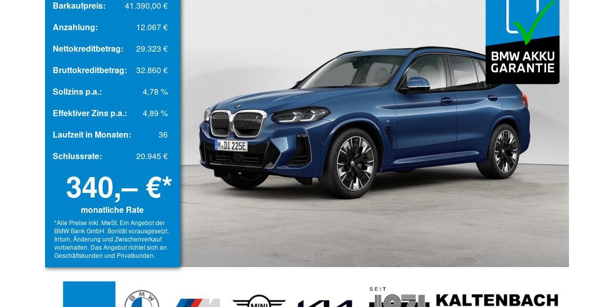 BMW iX3 27.585 km 41.390 &euro; Wiehl 51674
