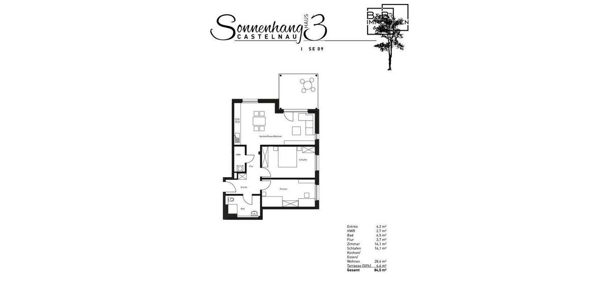 Etagenwohnung Trier / Feyen Weismark-Feyen - 3 Zimmer, 84 m&sup2;, 1.060&euro; | Angebot:26893216