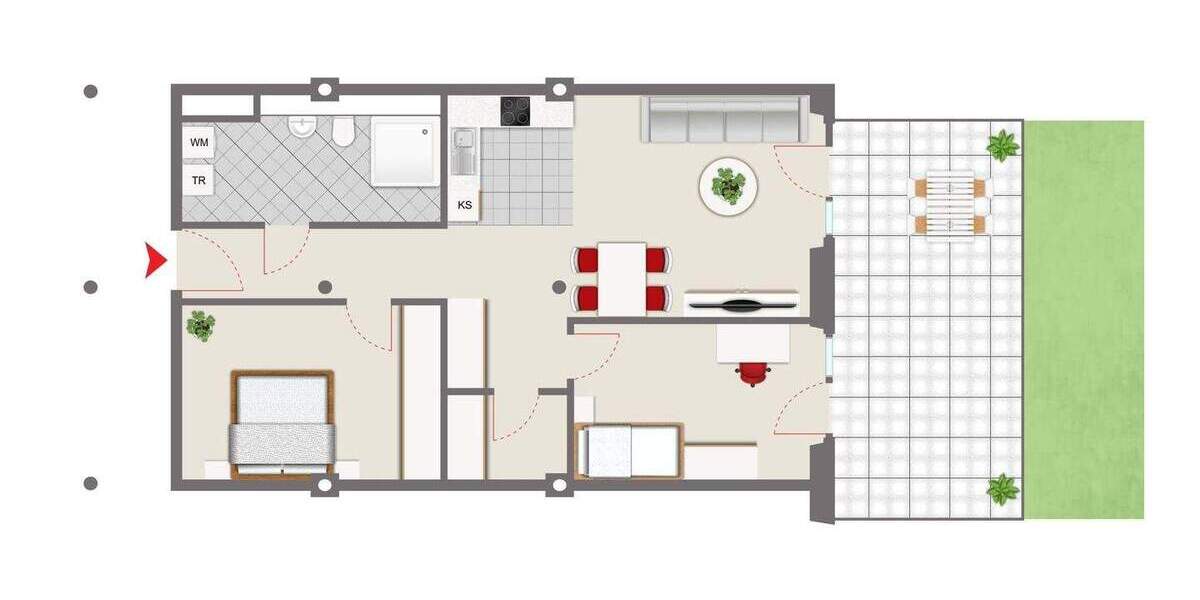 Etagenwohnung Forchheim - 3 Zimmer, 86 m&sup2;, 325.000&euro; | Angebot:24648817
