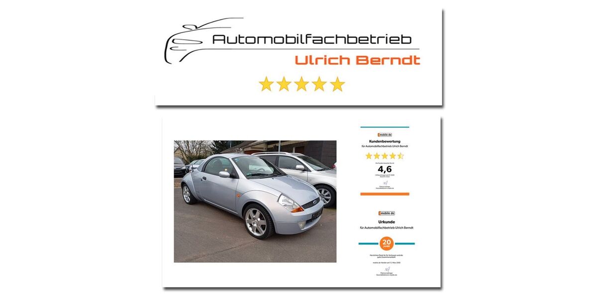 Ford Streetka 107.855 km 3.250 € Essen 45307