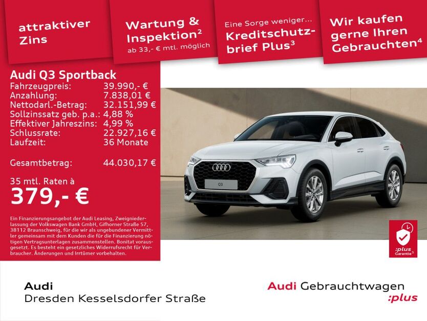Audi Q3 18.304 km 35.980 € Dresden 01169