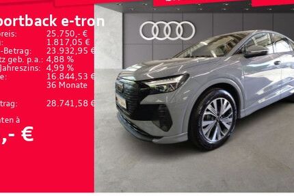 Audi Q4 e-tron 34.385 km 25.650 &euro; Frankfurt am Main 60314