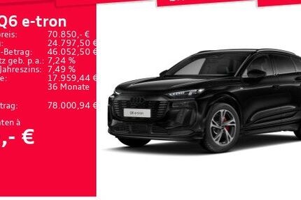 Audi Q6 e-tron 11.476 km 70.850 &euro; Frankfurt am Main 60326