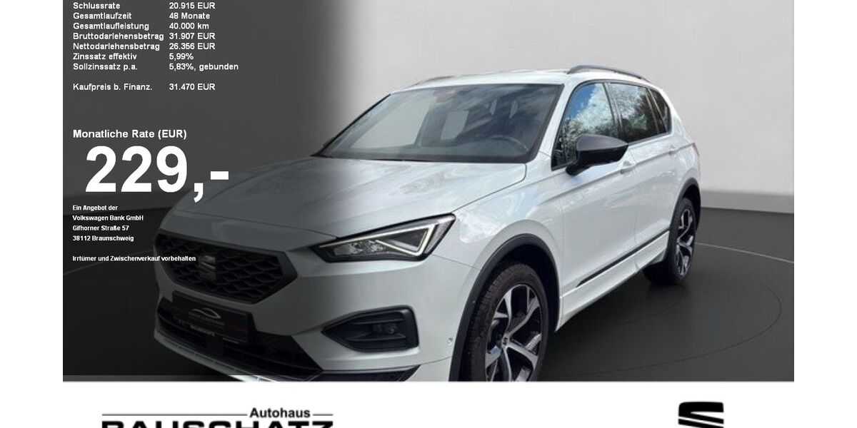 Seat Tarraco 107.551 km 30.910 &euro; Sigmaringen 72488