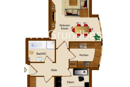 Wohnung Euskirchen - 3 Zimmer, 68 m&sup2;, 249.000&euro; | Angebot:27182012
