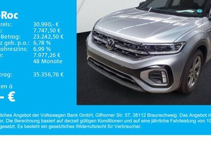 VW T-Roc 18.560 km 30.990 € Gersthofen 86368