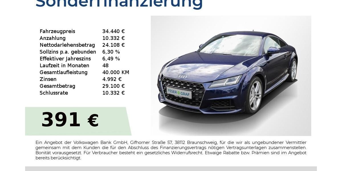 Audi TT 55.900 km 34.440 &euro; Höchstadt an der Aisch 91315