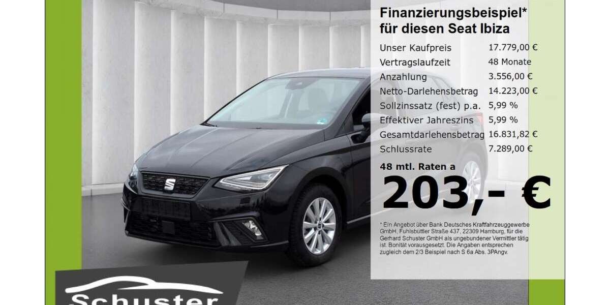 Seat Ibiza 18.390 km 17.779 &euro; Ruhstorf 94099