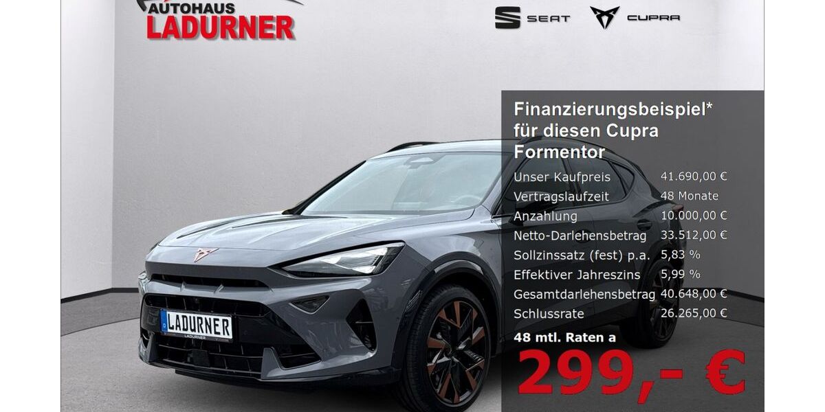 Cupra Formentor 15.000 km 41.690 &euro; Tuttlingen 78532