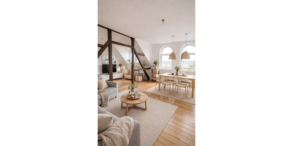 Dachgeschoßwohnung Alfeld (Leine) - 4 Zimmer, 100 m&sup2;, 690&euro; | Angebot:25489018