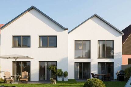 Neubau! Modernes KFW 40 Reihenhaus inkl. Grundstück mit Südausrichtung 7 zimmer