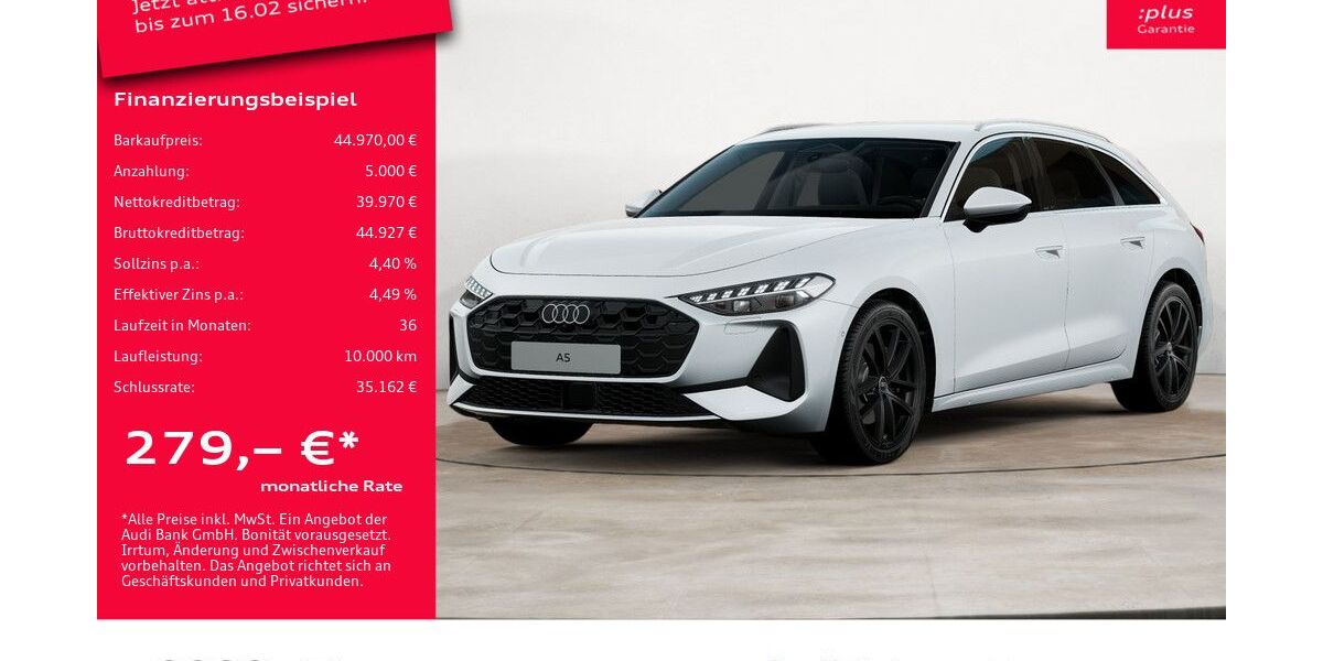 Audi A5 9.777 km 44.970 &euro; Potsdam 14482