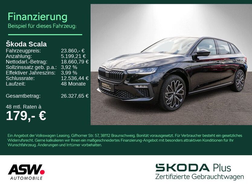 Skoda Scala 26.990 km 23.860 € Heilbronn 74076