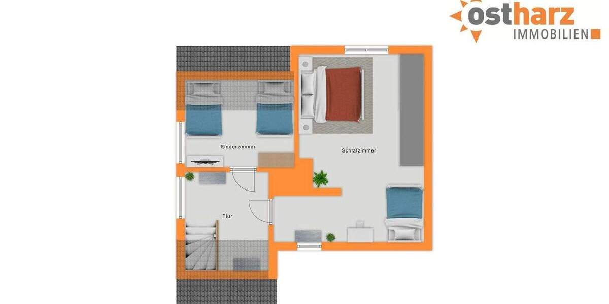 Doppelhaushälfte Ballenstedt - 3 Zimmer, 95 m&sup2;, 60.000&euro; | Angebot:25676682