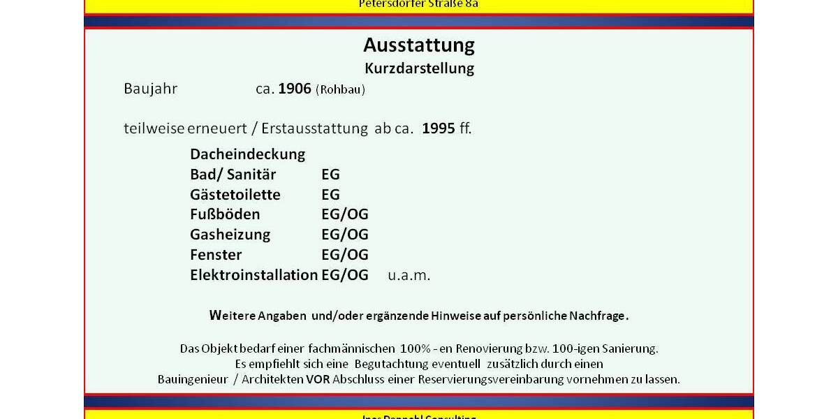 Doppelhaushälfte Zeschdorf Petershagen - 5 Zimmer, 210 m&sup2;, 157.000&euro; | Angebot:26418741
