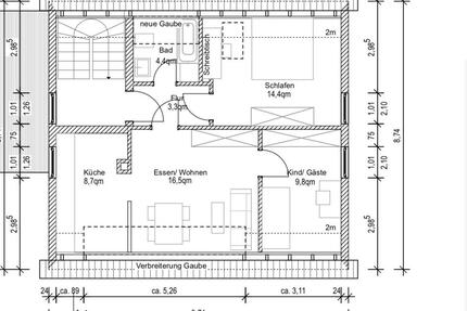 Wohnung Gunzenhausen - 3 Zimmer, 57 m&sup2;, 650&euro; | Angebot:26461542