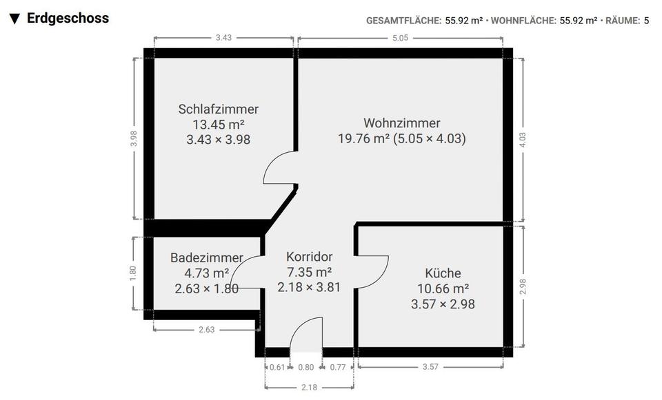 Erdgeschoßwohnung Bad Dürrheim - 2.5 Zimmer, 71 m&sup2;, 150.000&euro; | Angebot:27092105