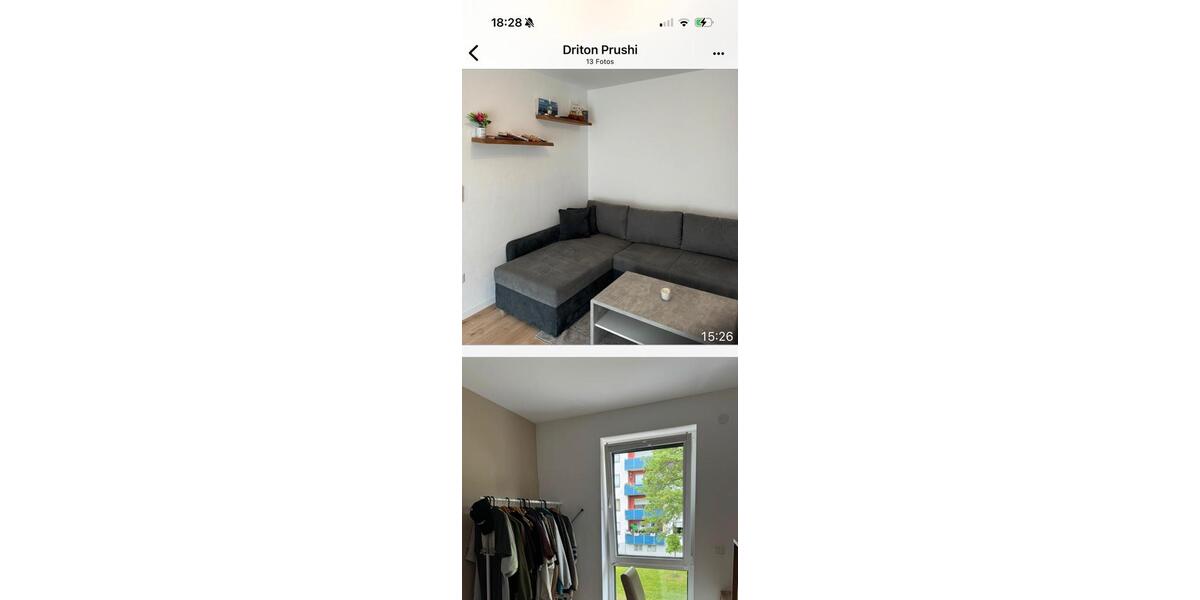 Etagenwohnung Siegen Eiserfeld - 2 Zimmer, 35 m&sup2;, 480&euro; | Angebot:26413490