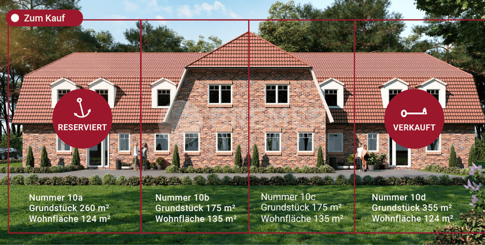 Reihenmittelhaus Lüneburg Häcklingen - 4 Zimmer, 135 m&sup2;, 549.000&euro; | Angebot:25669620