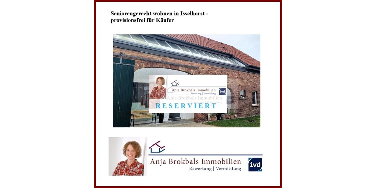 Seniorengerecht wohnen in Isselhorst - provisionsfrei für Käufer - 2- Gütersloh Isselhorst | Angebot:26120607