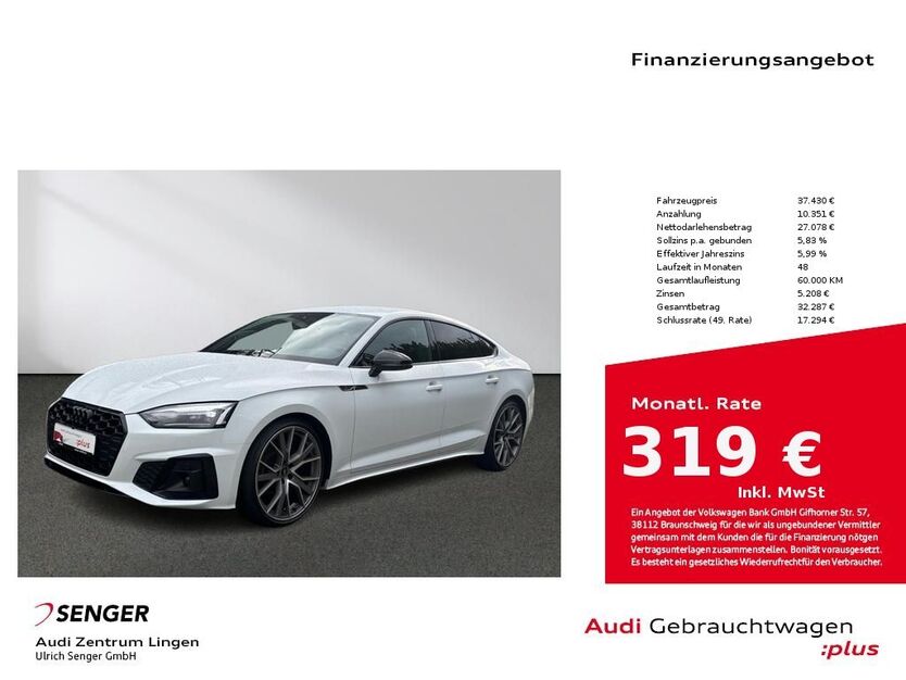 Audi A5 22.506 km 37.430 € Lingen 49809