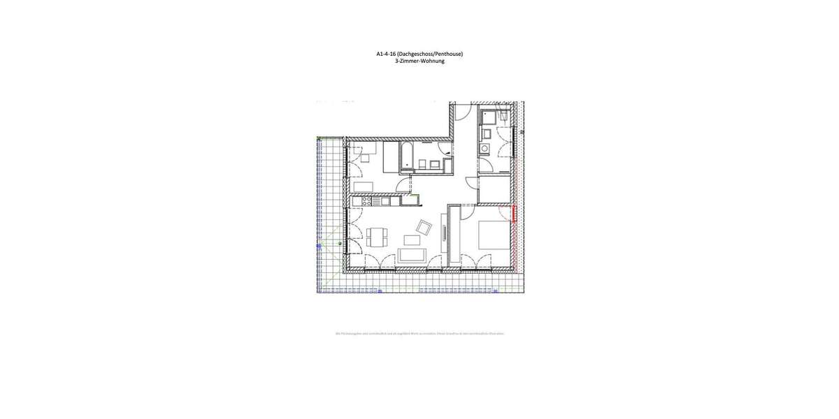 Etagenwohnung Langen - 3 Zimmer, 99 m&sup2;, 1.385&euro; | Angebot:27329083