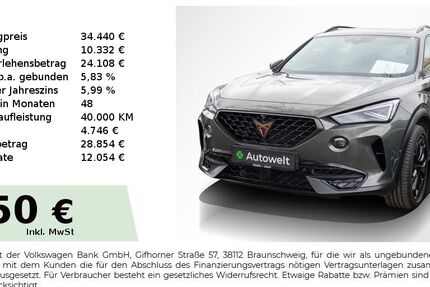 Cupra Formentor 21.150 km 33.770 &euro; Nürnberg 90431