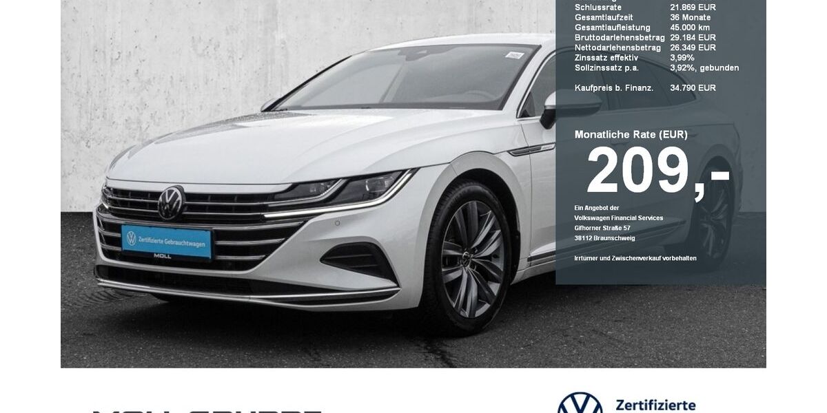 VW Arteon 25.552 km 34.790 € Düsseldorf 40474