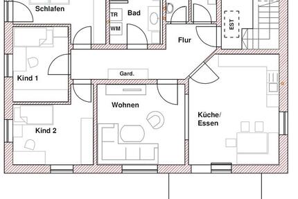 Wohnung Schmidgaden - 5 Zimmer, 110 m&sup2;, 1.125&euro; | Angebot:25471808